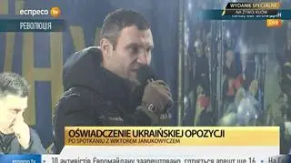 Całe przemówienie Witalija Kliczki na Majdanie