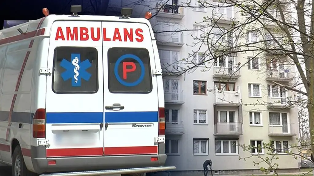 5-latka spadła z szóstego piętra. Matka była pijana