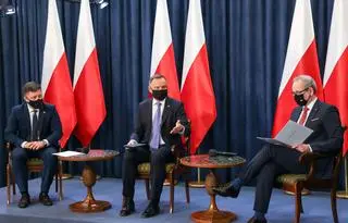 Michał Dworczyk, Andrzej Duda, Adam Niedzielski