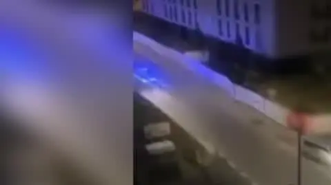 Pościg za samochodem osobowym w Warszawie