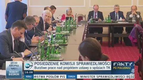 Burzliwe obrady komisji sprawiedliwości