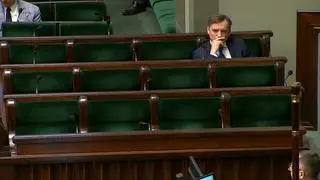 Zbigniew Ziobro na sali sejmowej