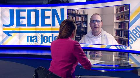 O. Paweł Gużyński w "Jeden na Jeden". Potem dogrywka w TVN24 GO