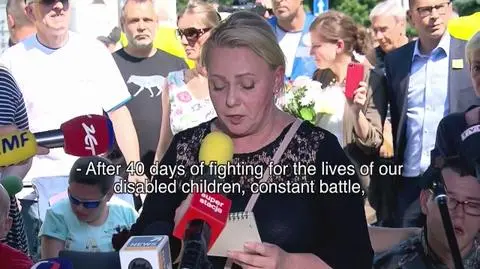 The disabled and their caretakers have suspended the protest in the Sejm