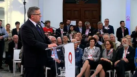 Bronisław Komorowski w TVN24