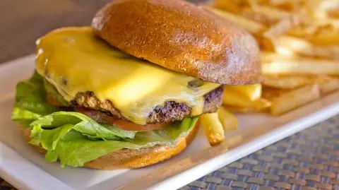 fast food hamburger