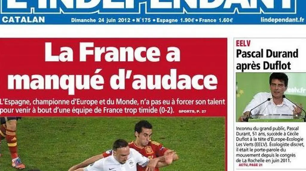 L'Independant: Francji brakowało śmiałości 