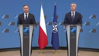 Andrzej Duda i Jens Stoltenberg