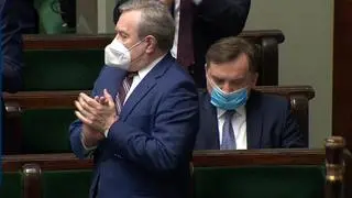 Zbigniew Ziobro nie wstał i nie klaskał