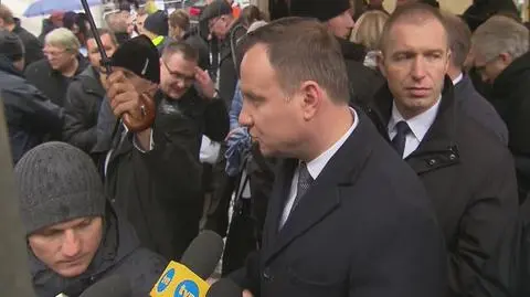 Prezydent: ekshumacje to decyzja prokuratury, takie są przepisy