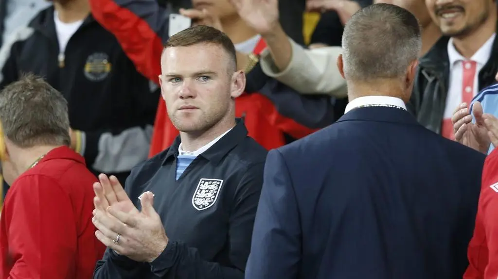 Wayne Rooney obejrzał mecz z trybun