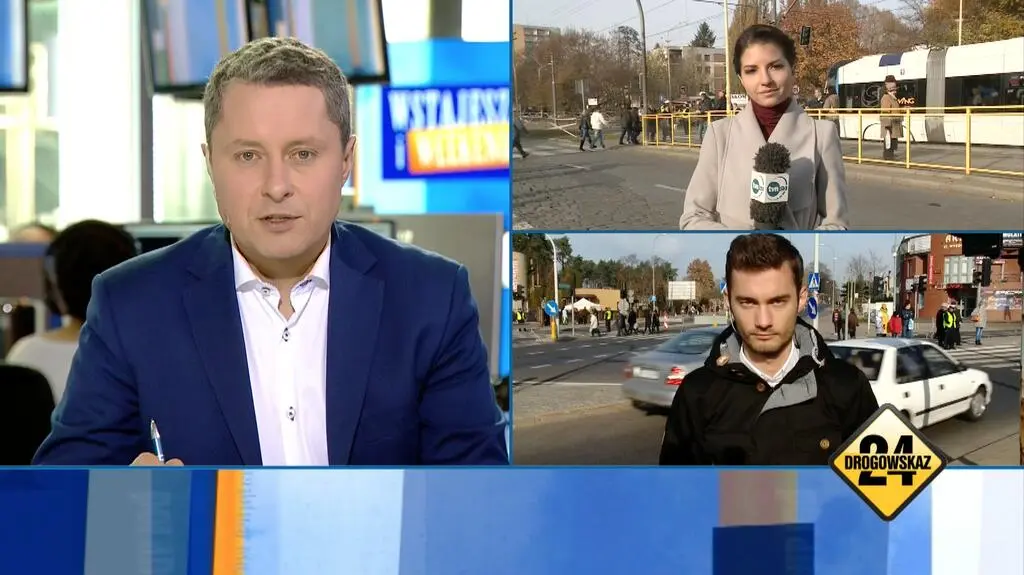 Reporterzy TVN24 w Szczecinie i Białymstoku