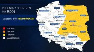 Prognoza zagrożeń w środę
