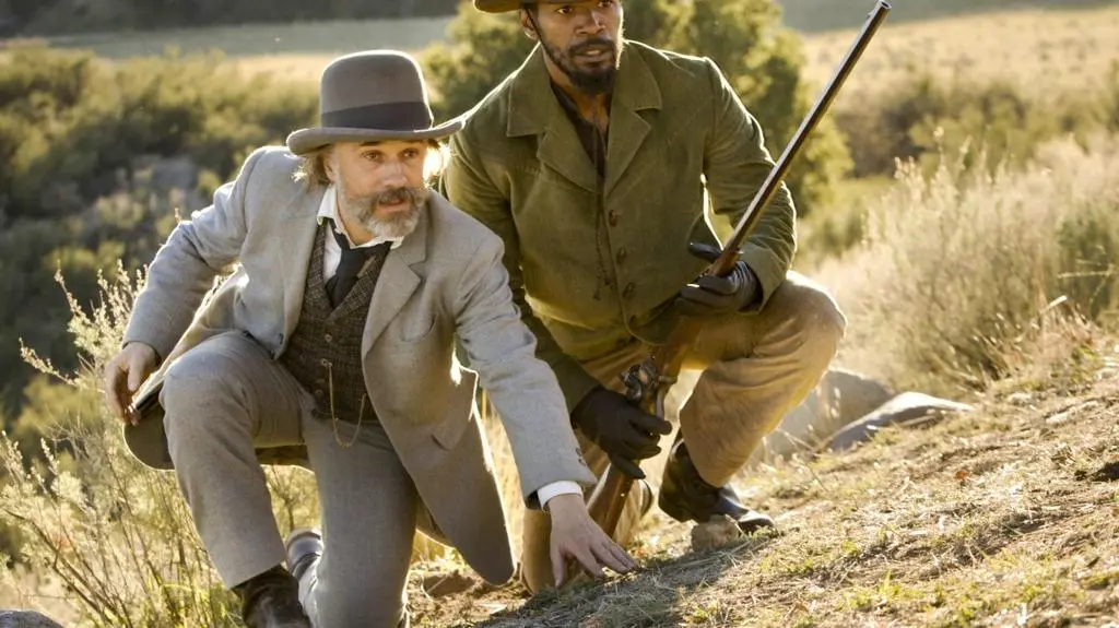 Christoph Waltz i Jamie Foxx