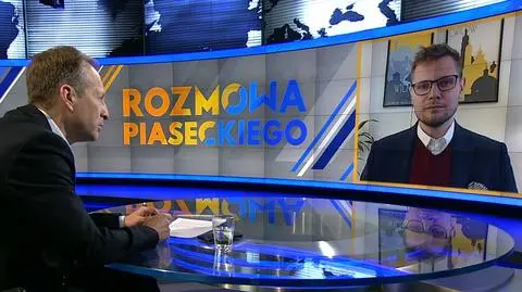 Michał Woś był gościem "Rozmowy Piaseckiego"