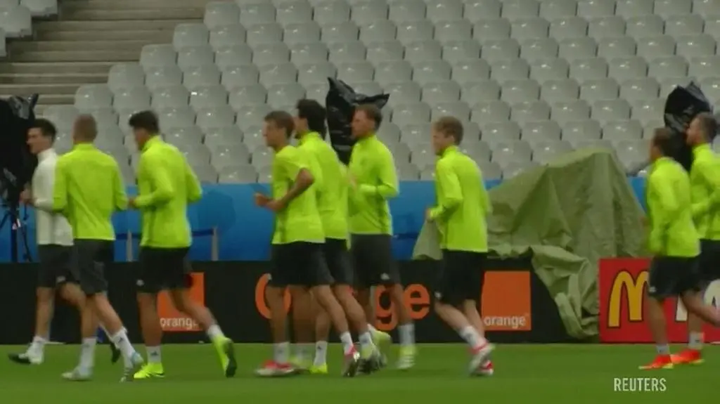 Trening reprezentacji Niemiec