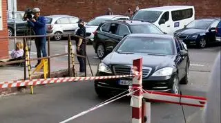 Rządowe limuzyny przy Nowogrodzkiej