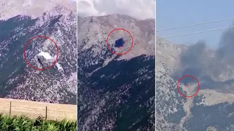 Rosyjski samolot gaśniczy rozbił się w tureckich górach. Nikt nie przeżył