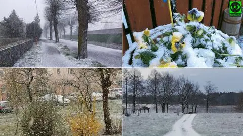 Ostatnie dni kwietnia, a za oknami śnieg. Wasze pogodowe relacje