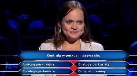 Co jest centralą w perkusji? Pytanie z "Milionerów" za 20 tysięcy