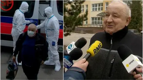 Pan Antoni spędził na oddziale zakaźnym jeden dzień
