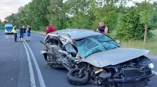 Trzyletnie dziecko podróżujące volkswagenem nie przeżyło