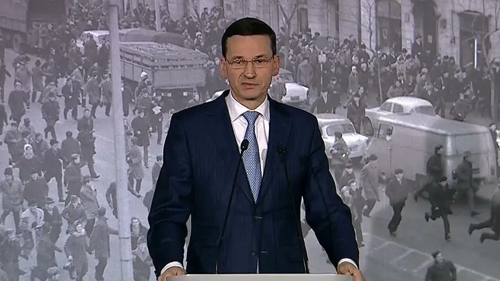 Całe wystąpienie premiera Morawieckiego z okazji 50. rocznicy Marca68