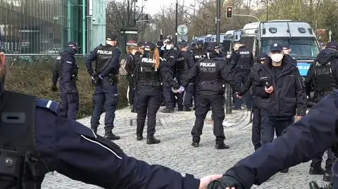 Protest przed Sądem Najwyższym