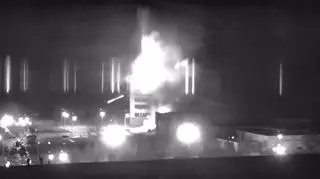 Rosyjski atak w pobliżu elektrowni atomowej w Zaporożu