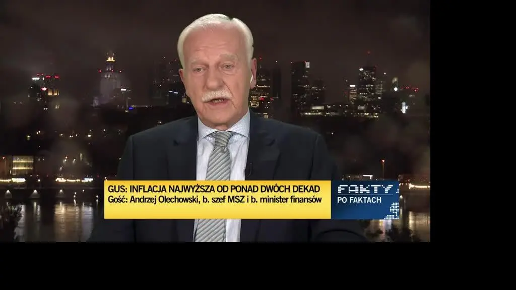 Olechowski o inflacji w Polsce