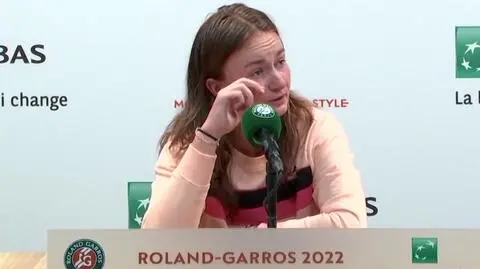 Łzy mistrzyni. Konferencję trzeba było przerwać
