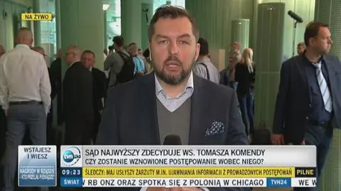 Sąd Najwyższy zdecyduje w sprawie Tomasza Komendy