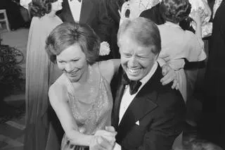 Rosalynn i Jimmy Carter, zdjęcie archiwalne 