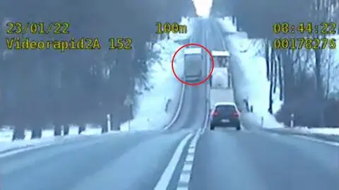 Kierowca tira dostał pięć tysięcy złotych mandatu
