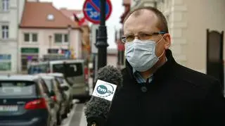Łukasz Czech z łomżyńskiego magistratu mówi o przekazaniu na ratowanie kina 10 tysięcy złotych