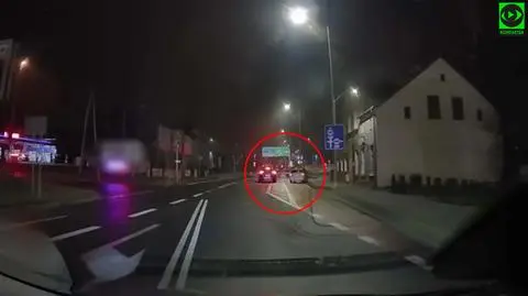 Kierowca wyprzedził jadąc po ścieżce rowerowej