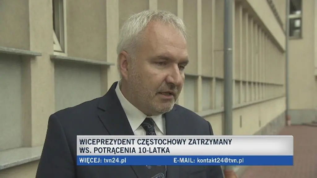 Prokurator i świadek o potrąceniu chłopca na rowerze