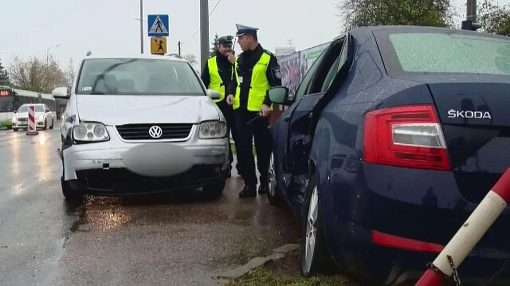 Białystok zderzenie drogowe