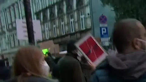 Protest w Krakowie