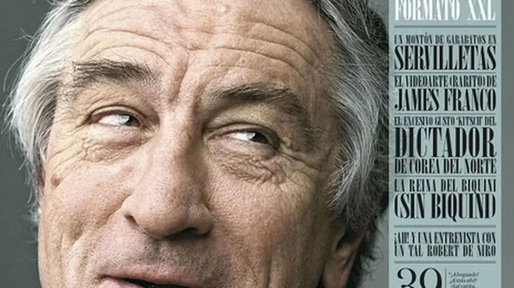 Robert de Niro - hiszpańska edycja "Esquire", marzec 2010