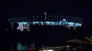 "Solidarni z Białorusią" na warszawskim Stadionie Narodowym