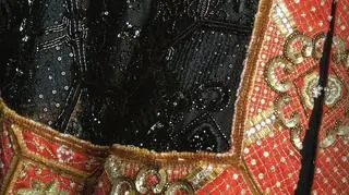 Detal sukni projektu Valentino