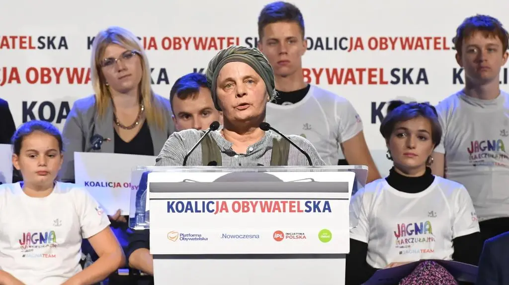 Ochojska na konwencji Koalicji Obywatelskiej o swojej walce z chorobą