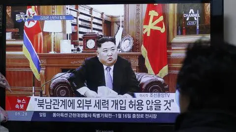 Noworoczne wystąpienie Kim Dzong Una 