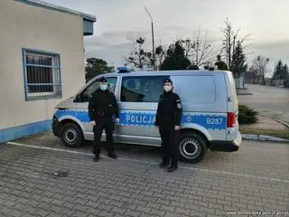Patrol policji pomógł seniorowi w potrzebie