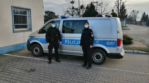 Patrol policji pomógł seniorowi w potrzebie