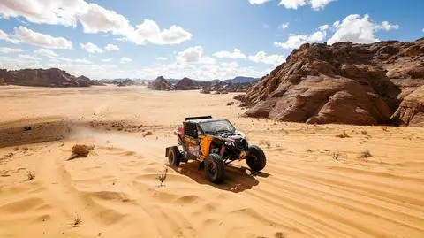 Wypadek Arona Domżały na czwartym etapie Rajdu Dakar. Trzecie miejsce Michała Goczała