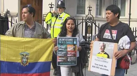 Zwolennicy szefa Wikileaks domagają się oczyszczenia go z zarzutów