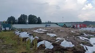 Do zdarzenia doszło w miejscowości Łążek przy ul. Polnej 