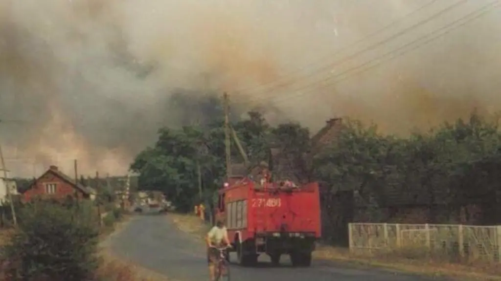 Pożar w Kuźni Raciborskiej